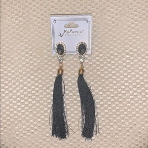 tassel drop earrings
